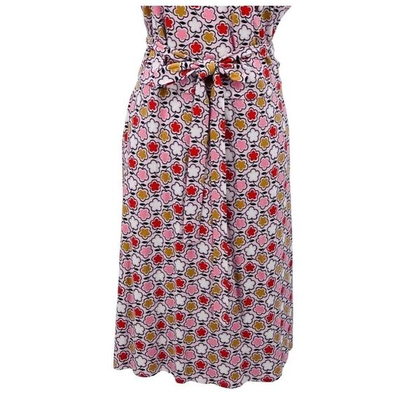 NWT Boden Joanna Cap Sleeve Wrap Floral Dress Size 14 L - Picture 3 of 9